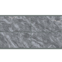 Black and white vitrified floor granite tile marble look porcelain tile